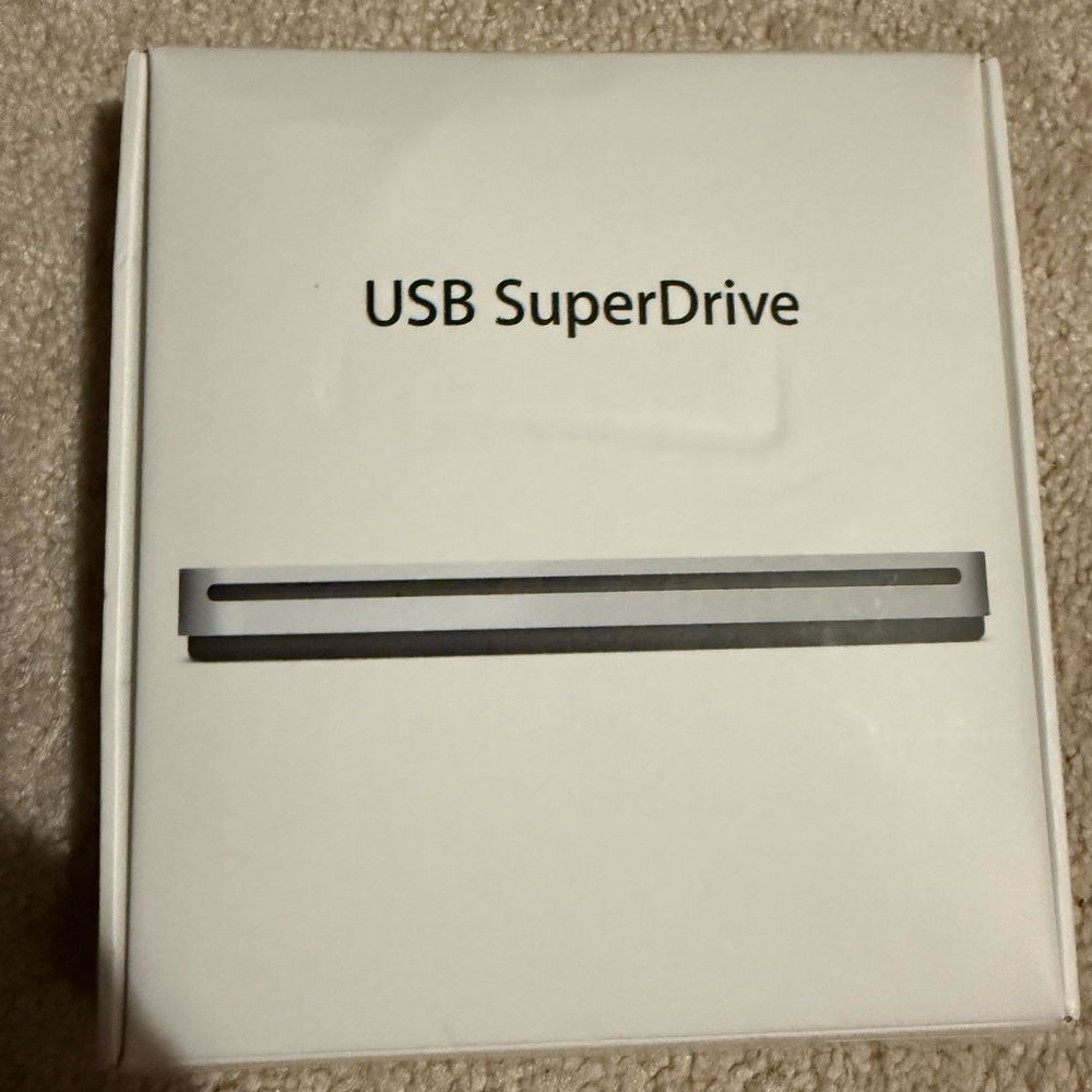 Apple USB SuperDrive - Sleek Silver